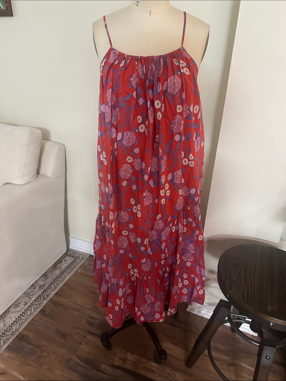 Caron Callahan aster dress poppy red - Picture 3 of 7